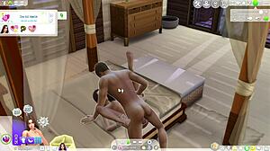 The Sims 4 Transando Com A Vizinha Na Cama!