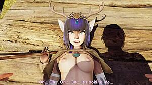 Yo, I’m Lovin’ Freyja the Deer-Girl in This 3D Hentai Viking Village, So Real!