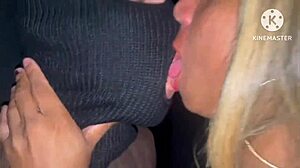 Married woman grinds hard on endowed man at swing house.