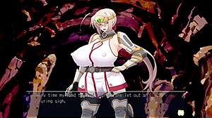 horny heroine ingrid in ep 2 gets wild playing with her huge tits!