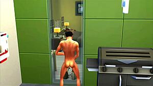 Indian aunt and nephew enjoy wild hentai fucking