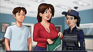 summertime SAGA features 69 position in anime style