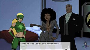 Cheshire and Artemis Get Naughty in DC Comics Game