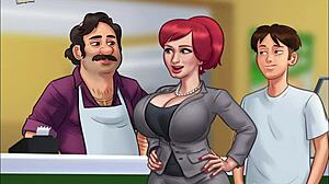 summertime SAGA features 69 position in anime style