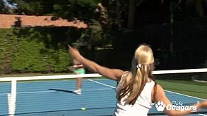 April Brookes & Sarah Vandella Dive into Taboo 69 Action in Backyard Heat