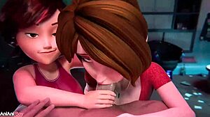 Cass and Helen, two milfs in wild animation... best creampie ever, I swear!