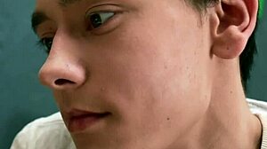 yo, watch logan jerk his massive hard cock solo