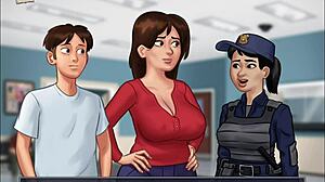 summertime SAGA features 69 position in anime style