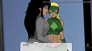 Cheshire and Artemis Get Naughty in DC Comics Game
