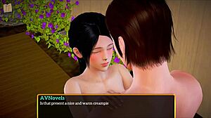 exploring my new family in an animated game series