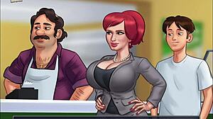 summertime SAGA features 69 position in anime style