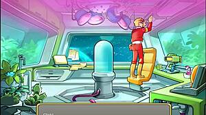 Hot Sophie in Space Rescue Code Pink Gets Pounded by Monster Cock