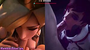 Look at this teen getting used like a total slut in gameplay!