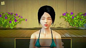 exploring my new family in an animated game series