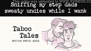 asmr gay erotic audio sniffing stepdads underwear