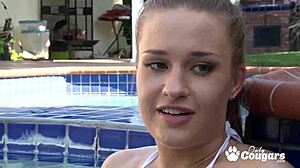 April Brookes & Sarah Vandella Dive into Taboo 69 Action in Backyard Heat