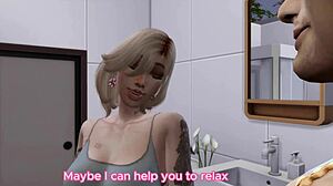 Blonde Experiences Rough Doggystyle And Oral In 3D Animation