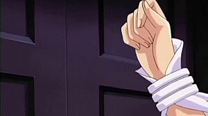 This anime teen got her pussy toyed and soaked in wild hentai action.