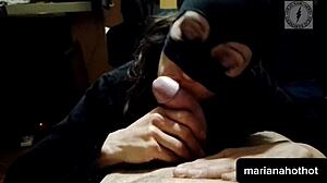 Detailed Argentine POV blowjob by pornstar