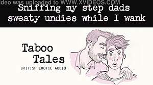 asmr gay erotic audio sniffing stepdads underwear