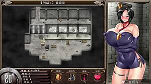 Karryn's prison day20 hentai game with blowjob and monster cock