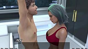 Stranded in Space 115 - Femdom Mistress Dominates with Huge Tits and Kisses