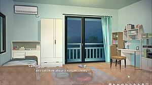 Summer Clover Harem Hentai Game Ep 8 Shows Teen Caught Half Naked