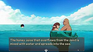 Hentai Game NTR Rice Part 6: Friend Gets Nailed Hard on Public Beach