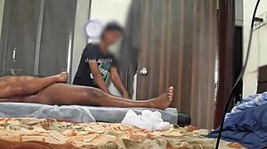 Happy ending massage with a steamy gay twist.