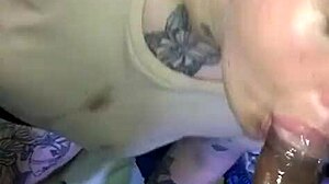 Deepthroat Blowjob With Spitting.