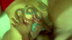 The pornstar starts with sucking balls, but it turns into rough head and ass fucking.