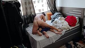 Big Black Cock Fucks Tight Ass in Doggystyle Position with Clothes Ripped