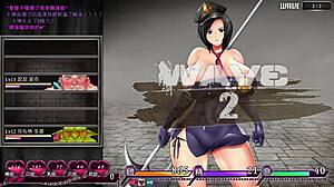 Karryn's prison day20 hentai game with blowjob and monster cock