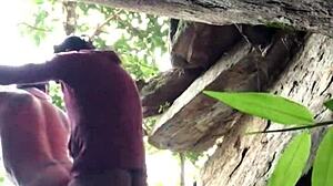 bareback pounding on the beach with wild amateurs