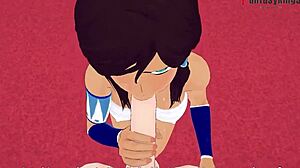 Oh, Avatar Korra Gives The Perfect Blowjob In This Hentai Cartoon!