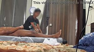 Happy ending massage with a steamy gay twist.