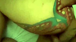 The pornstar starts with sucking balls, but it turns into rough head and ass fucking.