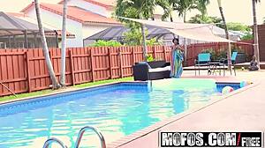 mofos pervs on patrol catch voyeur cheating with wife’s friend brittney white in bathroom