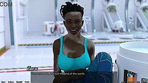 Stranded in Space 8 - Helping Zara with Huge Anime Tits!