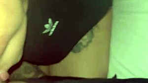 The pornstar starts with sucking balls, but it turns into rough head and ass fucking.