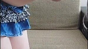 Hey, look at this sissy crossdresser's sexy big ass! 😍