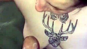 Deepthroat Blowjob With Spitting.