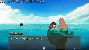 Hentai Game NTR Rice Part 6: Friend Gets Nailed Hard on Public Beach