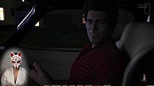 In this episode of Race of Life, characters engage in mutual masturbation with big tits