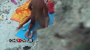 i love chilling with this hot teen blonde at the beach, flashing everywhere.