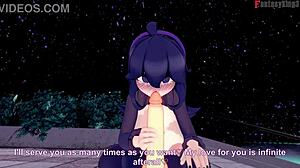 yo, hex maniac trainer banging in public, full pokemon fantasy pov! 🌀