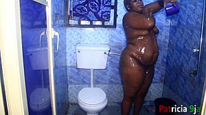 Bbw Patricia 9ja hardcore shower banging