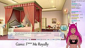 LewdNeko plays hentai game