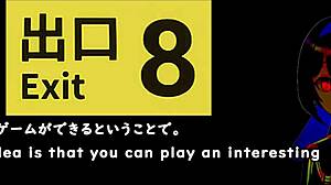 in 7 room trial, silent v ghost plays crossdressing game with machine subtitles.