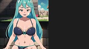 Konosuba aqua standing sex creampie - ohh my waifu h game